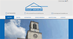 Desktop Screenshot of grasset-immobilier.com
